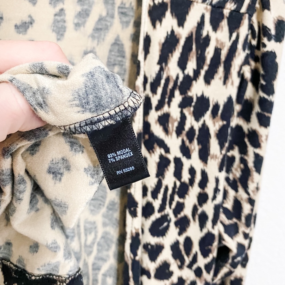 Express Leopard Print Robe Size S - Picture 5 of 7